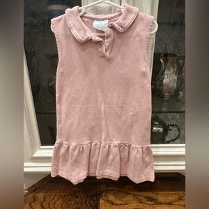 Little English Girls Sleeveless Pink Polo Dress Size 6